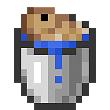 Как сделать треску в ведре в Minecraft