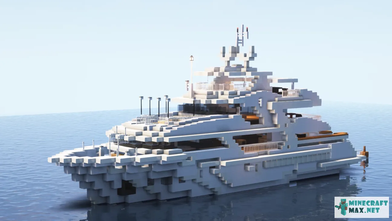 Small luxury yacht | Download map for Minecraft: 1
