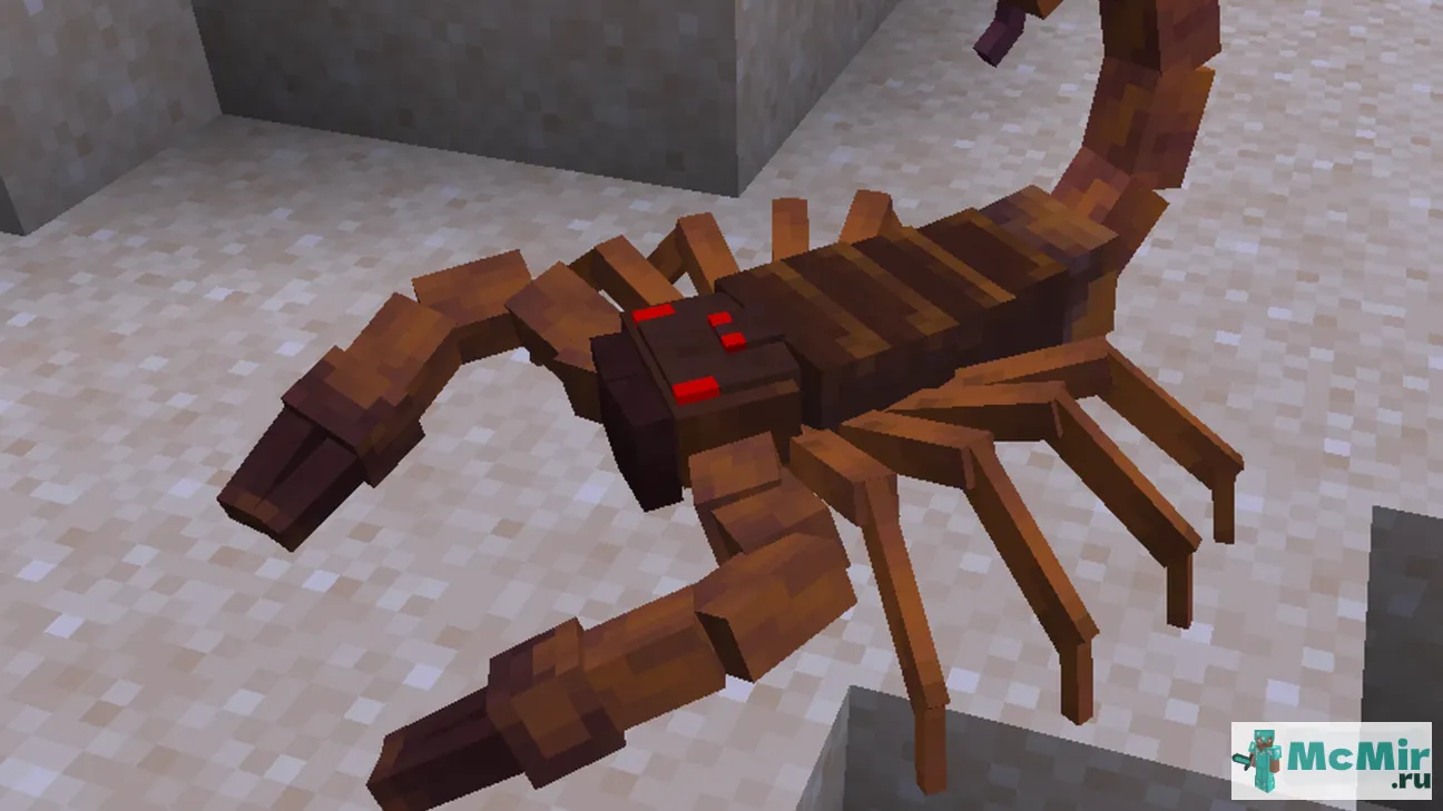 Мод Скорпионы | Скачать мод для Minecraft: 1