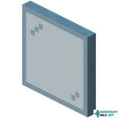 Cyan Stained Glass Pane in Minecraft
