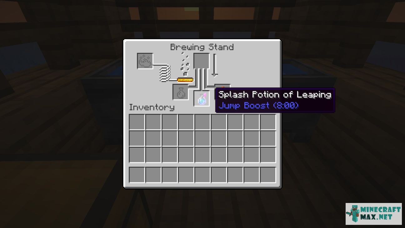 Splash Potion of Leaping (long) in Minecraft | Screenshot 1