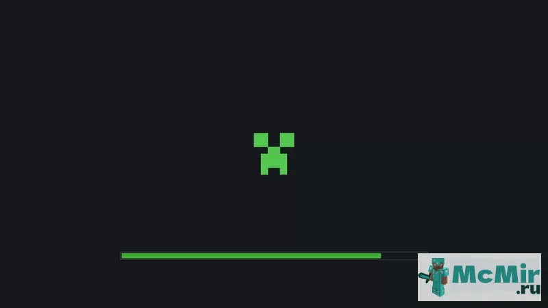 Текстура Загрузочный экран Dark Creeper | Скачать текстуру для Minecraft: 1
