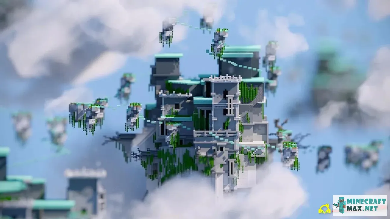 Heavenly home | Parkour map for Minecraft | Download map for Minecraft: 1