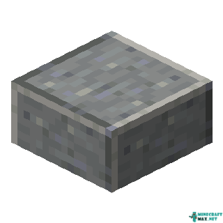 Polished Andesite Slab in Minecraft