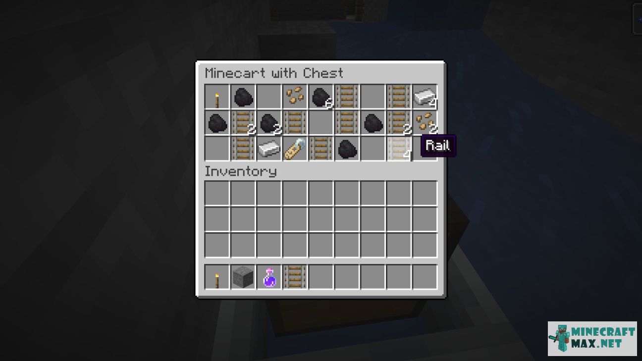 Black gem in Minecraft | Screenshot 1135