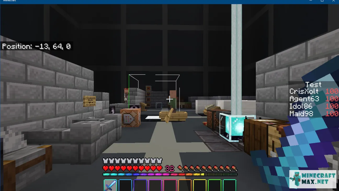 Animated RGB XP Bar + Hotbar + Inventory GUI for MC Bedrock | Download texture for Minecraft: 1