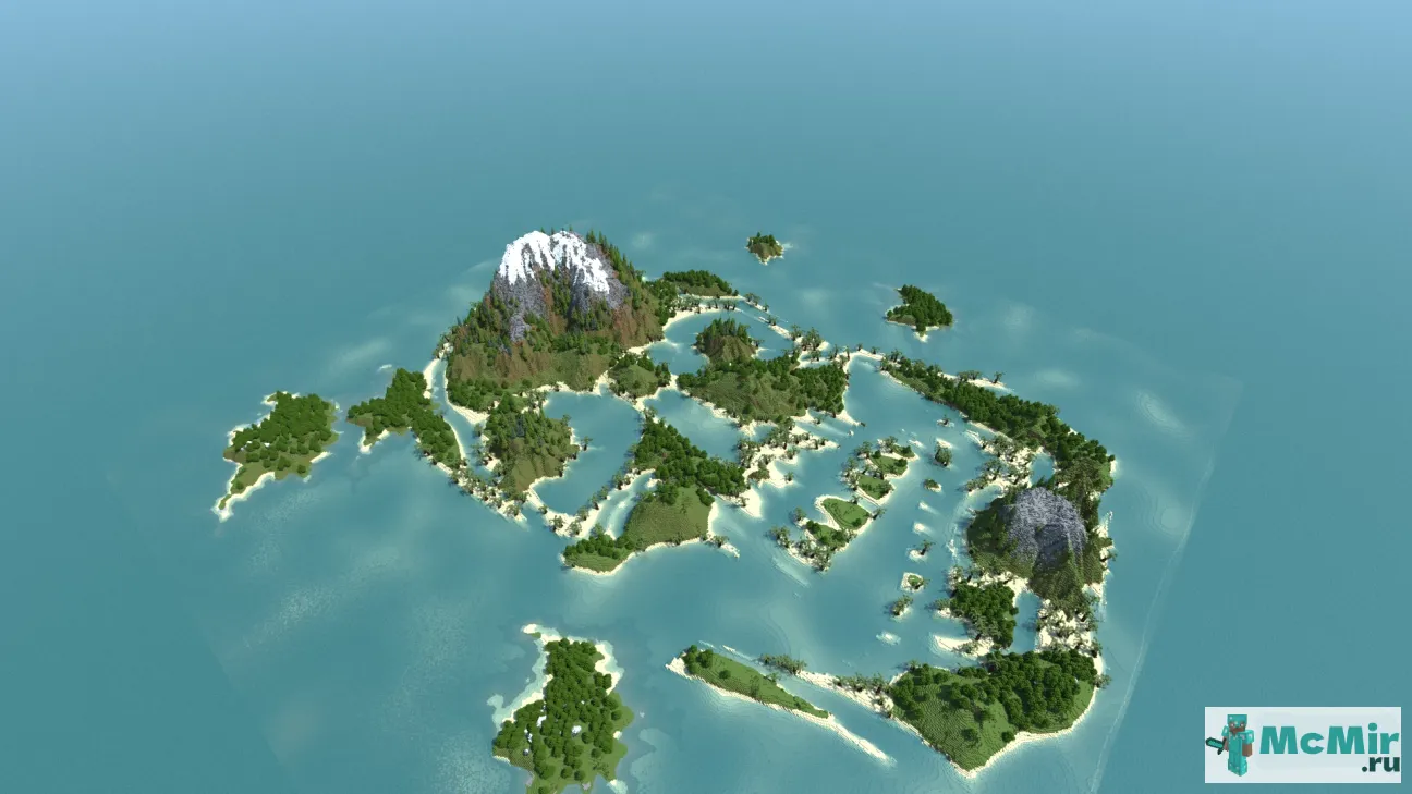 Карта Остров Черепа | Скачать карту Майнкрафт: 1
