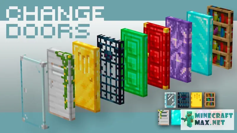 FiMiS Change Doors | Download texture for Minecraft: 1