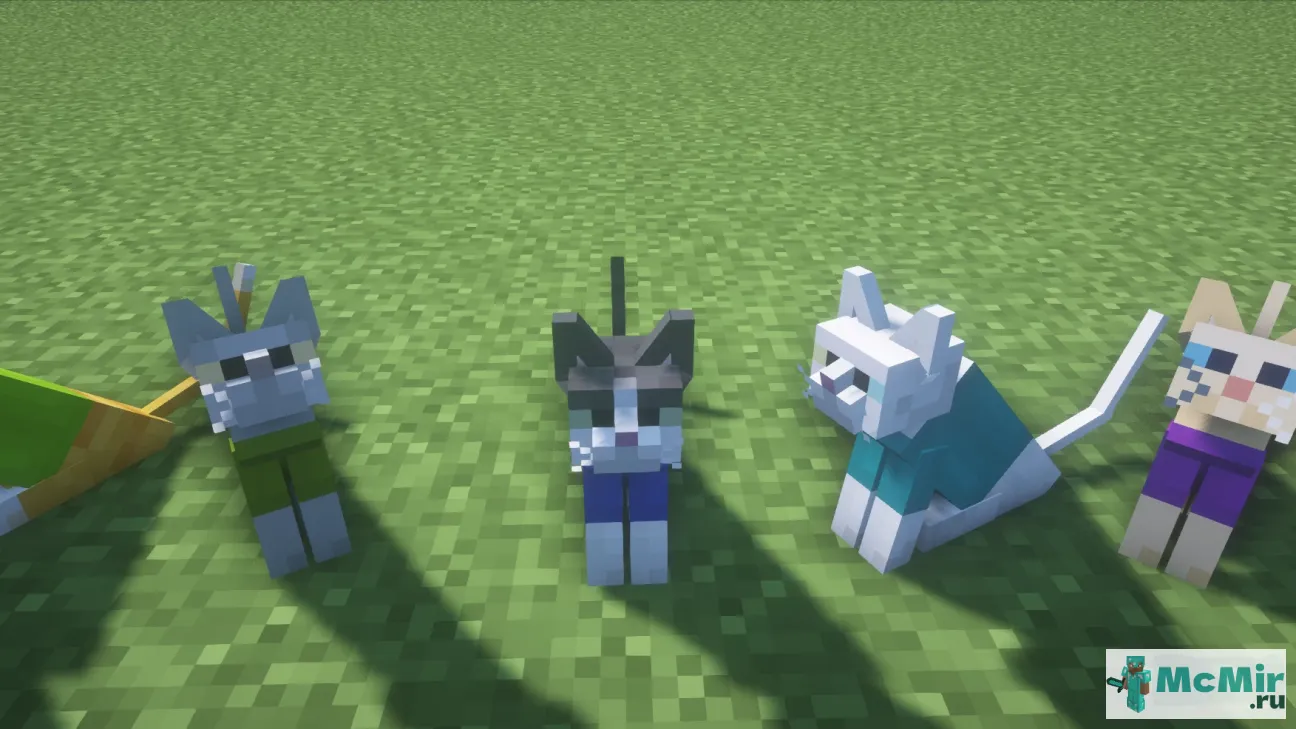 Текстура Милые кошки | Скачать текстуру для Minecraft: 1
