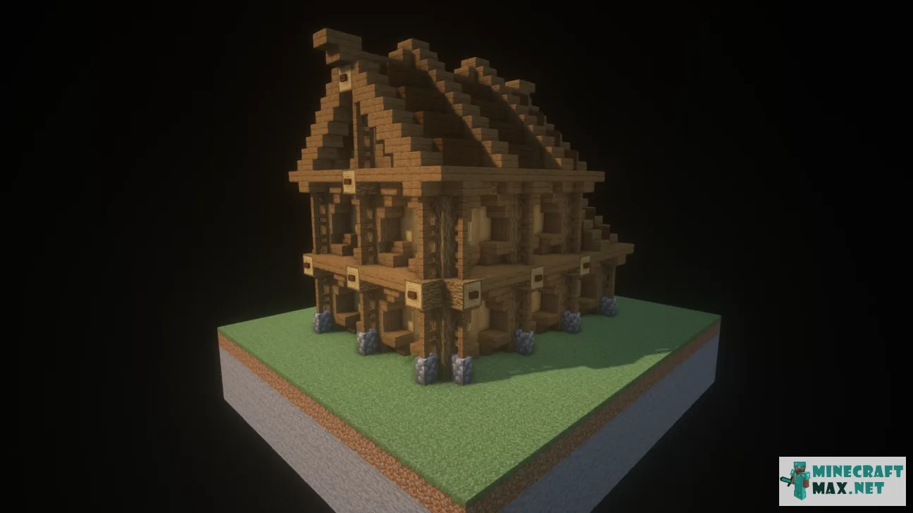 Simple Medieval Home | Download map for Minecraft: 1
