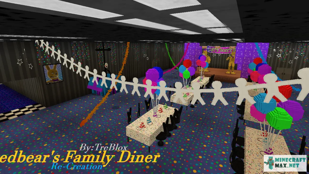 FredBear's Family Diner Re-Creation | Download map for Minecraft: 1