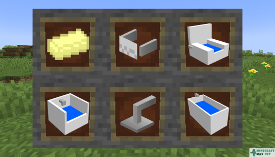 Elip100's Bathrooms | Lejupielādējiet modifikāciju Minecraft: 1