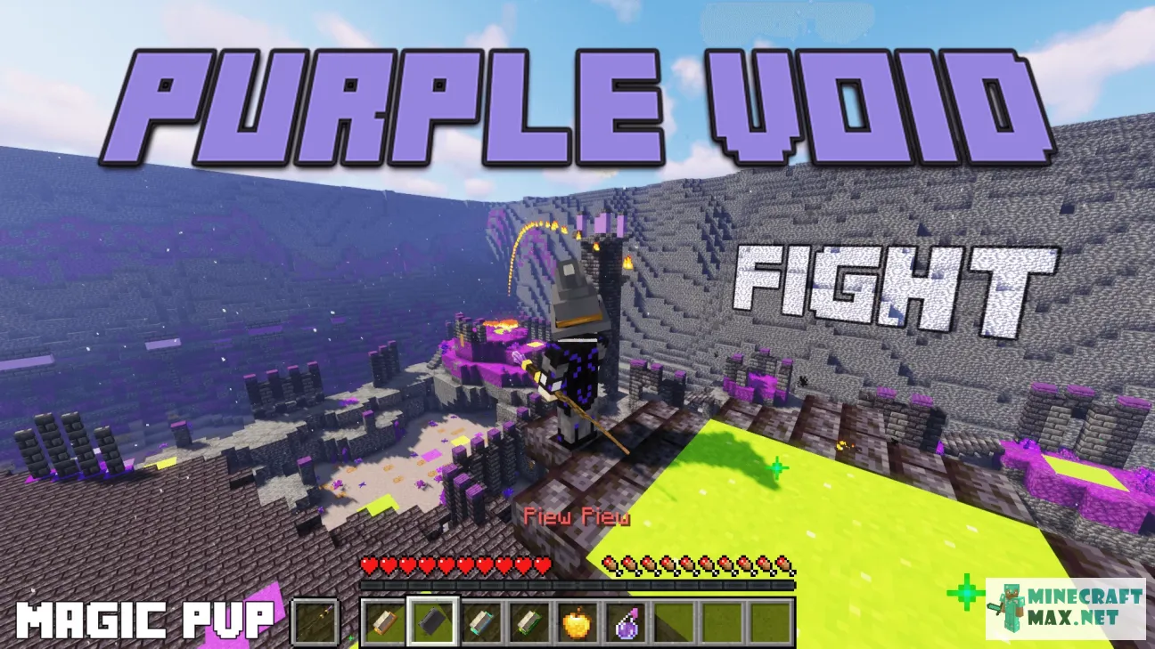 Purple Void : Magic PvP Arena | Download map for Minecraft: 1