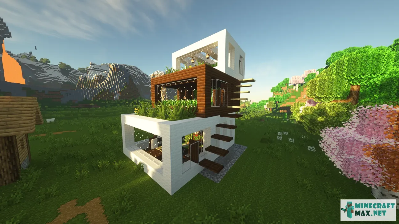 Easy 3-Floor Survival House | Download map for Minecraft: 1
