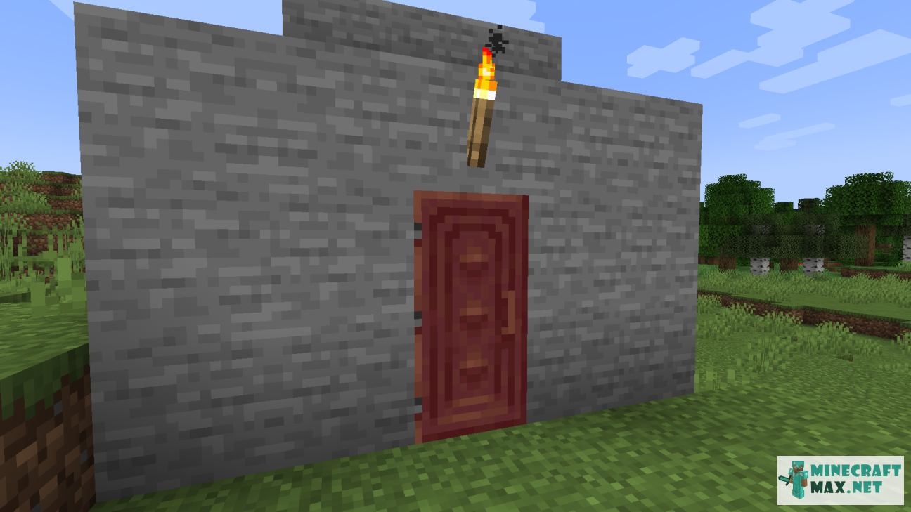 Mangrove Door in Minecraft | Screenshot 1