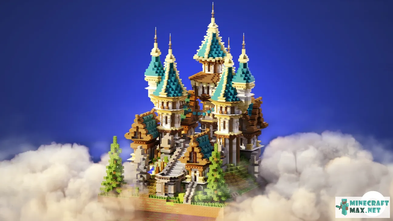 Fantasy Castle Survival Spawn | Download map for Minecraft: 1