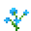 Синяя орхидея в Майнкрафт