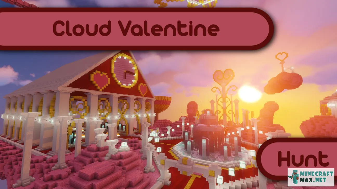 Cloud Valentine Hunt | Download map for Minecraft: 1