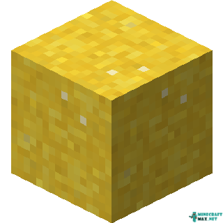 Yellow Concrete Powder in Minecraft