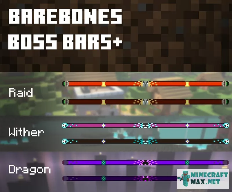 BareBones Bossbar Plus | Download texture for Minecraft: 1