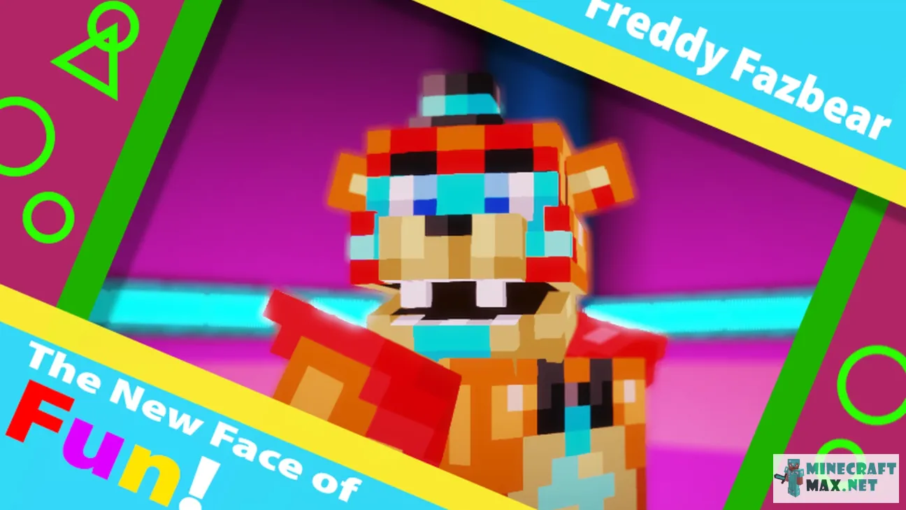 Ϟ Glamrock Freddy Fazbear™ ϟ | Download texture for Minecraft: 1