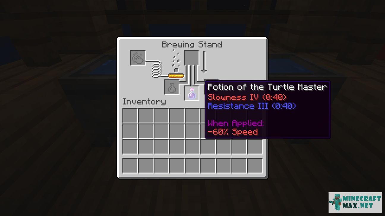 Potion of the Turtle Master (long) in Minecraft | Screenshot 1