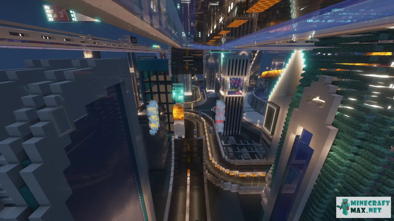 Futuristic City | Download map for Minecraft: 4