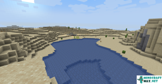 Desert Lakes in Minecraft