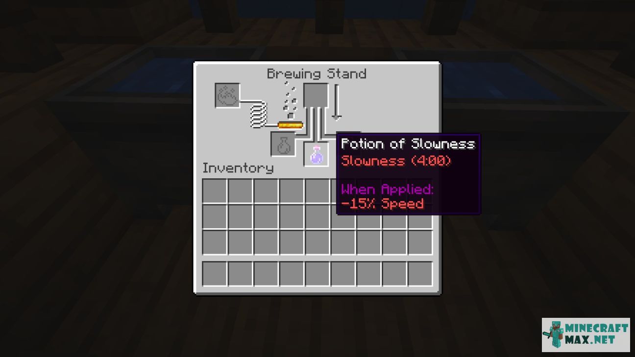 Potion of Slowness + in Minecraft | Screenshot 1