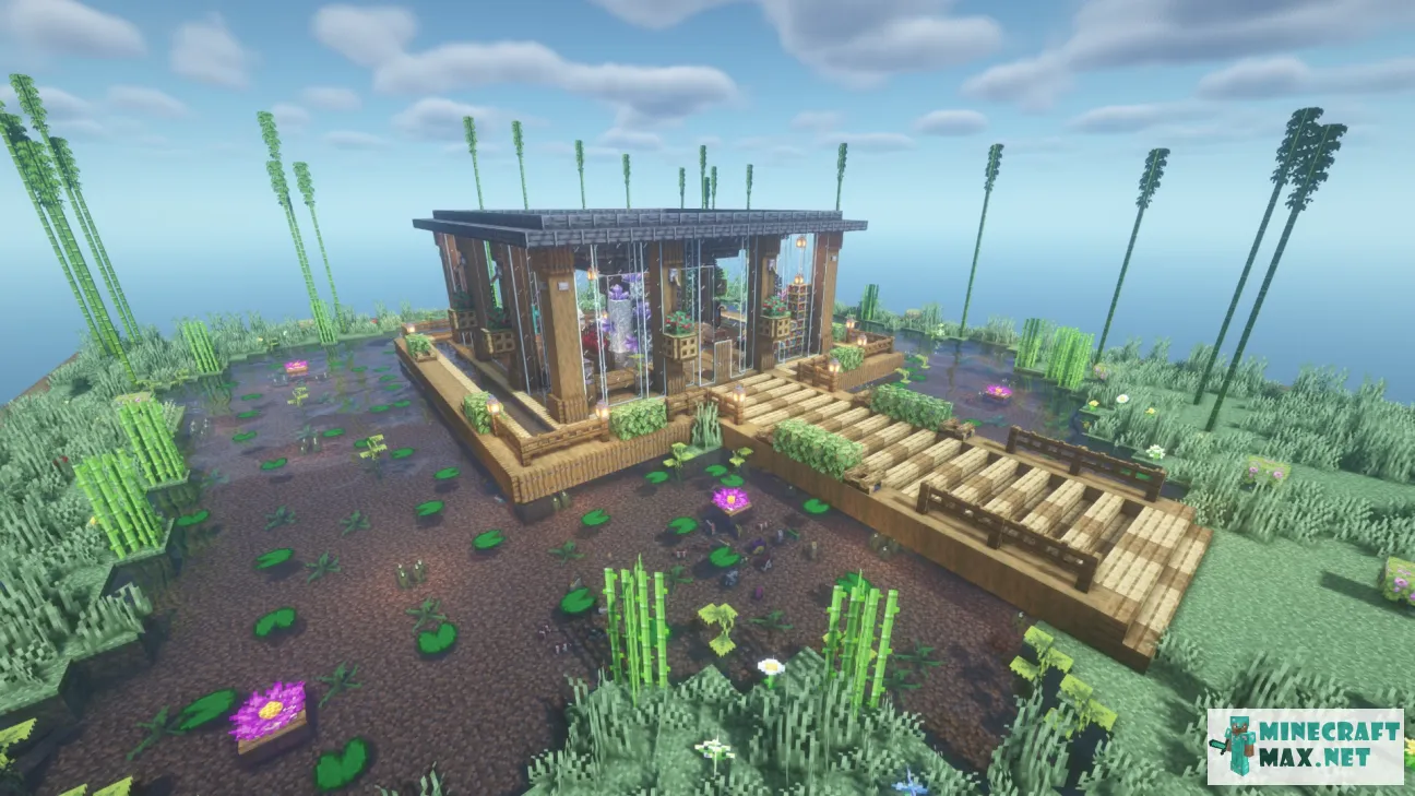Lake House | Download map for Minecraft: 1