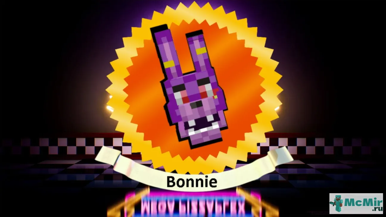 Текстура Текстура Glamrock Bonnie Bunny | Скачать текстуру для Minecraft: 1