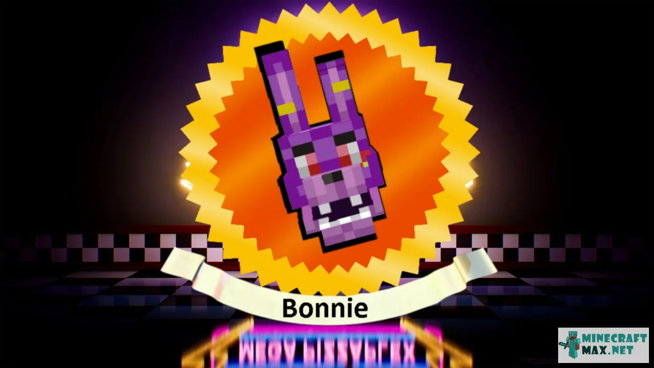 Glamrock Bonnie Bunny | Download texture for Minecraft: 1