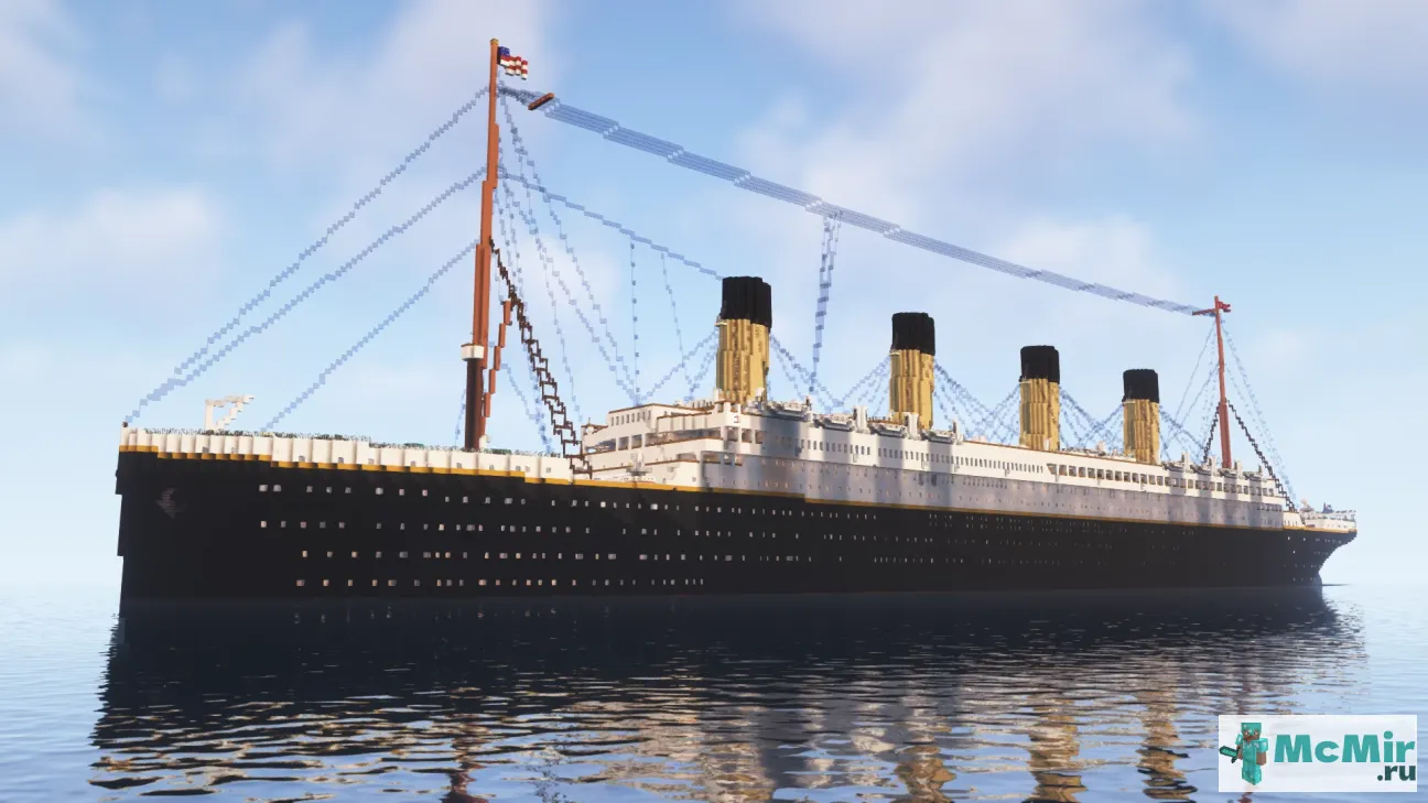 Карта RMS Titanic Scale | Скачать карту Майнкрафт: 1
