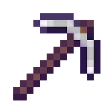 Enchanted Iron Pickaxe in Minecraft