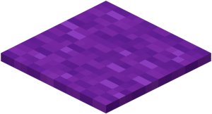 Фиолетовый ковёр в Майнкрафте