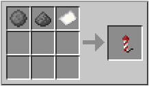 How to craft пиротехническая ракета (малый шар) in Minecraft