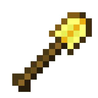 Золотая лопата в Майнкрафте