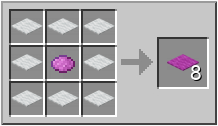 How to craft magenta carpet in Minecraft