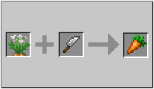 How to craft carrot in Minecraft