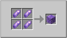 How to craft block of amethyst in Minecraft