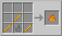 How to craft fire spell in Minecraft