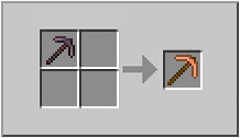 How to craft crafting pickaxe in Minecraft
