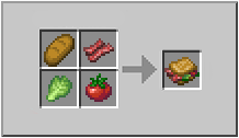 How to craft bacon sandwich in Minecraft