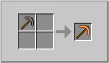 How to craft crafting pickaxe in Minecraft