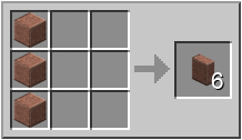 How to craft vertical polished granite slab in Minecraft