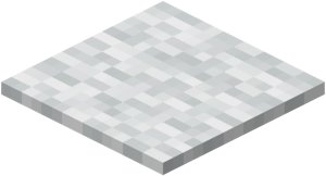 Белый ковёр в Майнкрафте