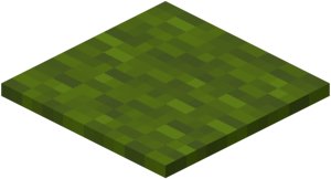 Зелёный ковёр в Майнкрафте