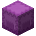 Пурпурный шалкеровый ящик в Майнкрафте