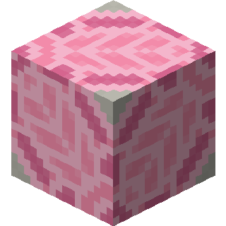 Розовая глазурованная керамика в Майнкрафте