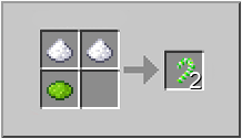 How to craft green candy cane in Minecraft